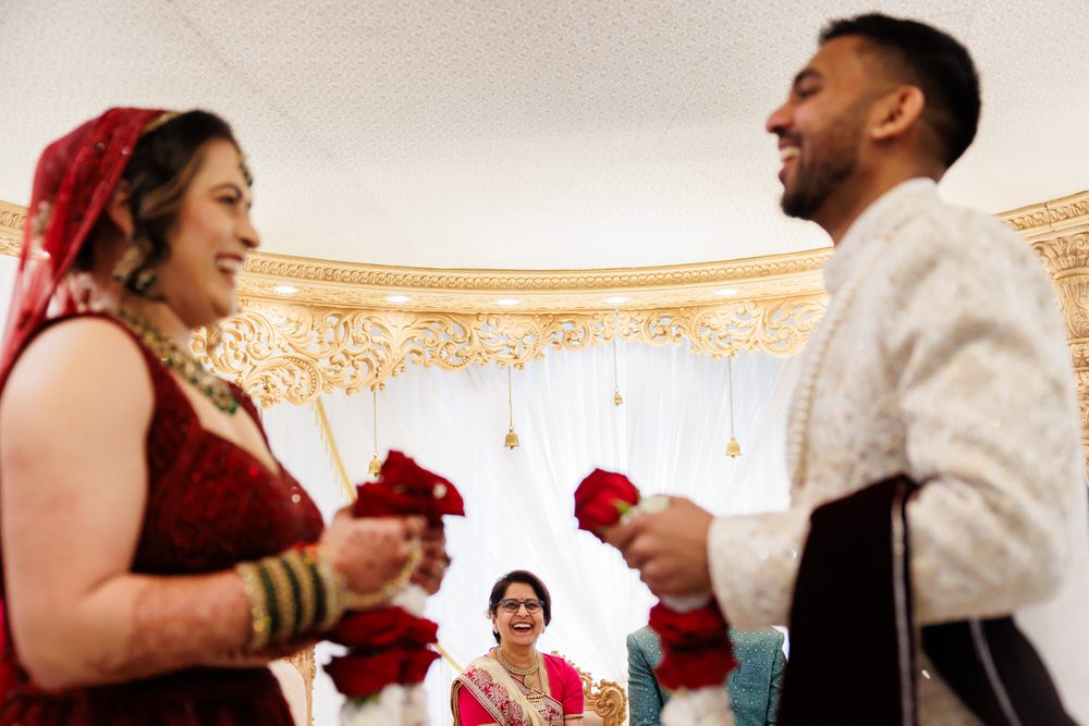 Hindu wedding ceremony at Oatland Park hotel