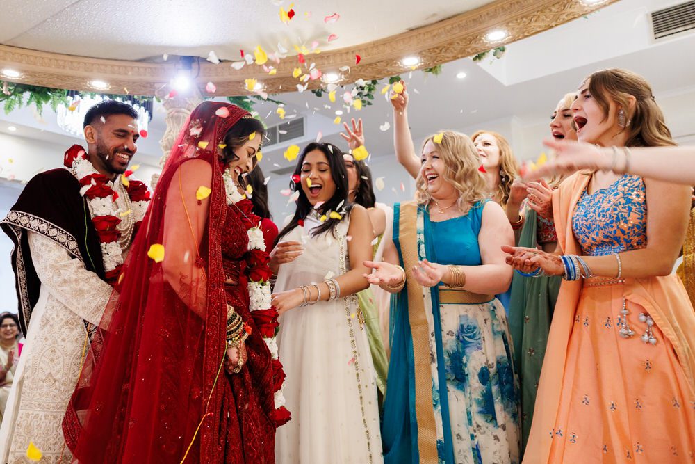 Hindu wedding ceremony at Oatland Park hotel