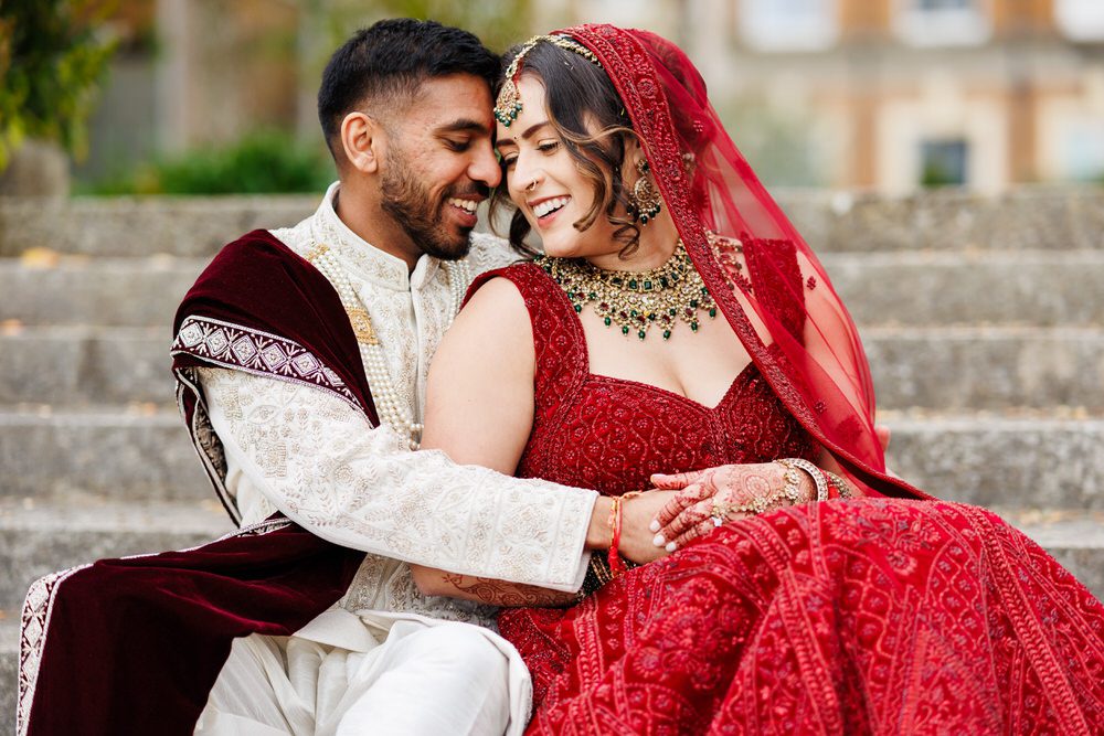 Asian wedding portrait at Oatland Park hotel