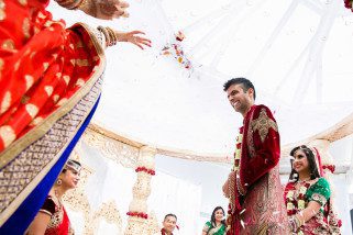 Phera ceremony during Hindu Wedding