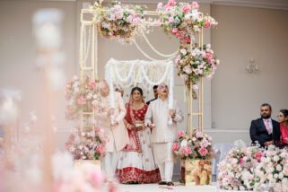 Indian bridal arrival