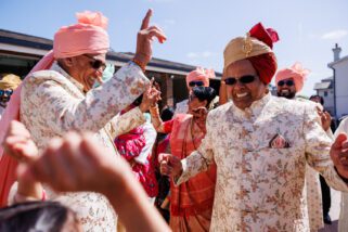 Hindu wedding procession