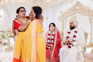 Asian wedding ceremony at Oshwal centre