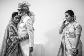 Real moments during Hindu wedding