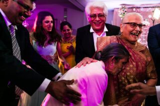 Asian wedding reception party at Sopwell House